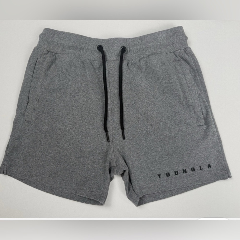 YoungLA 113 Gray Training Sweat Shorts